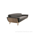 Hamulec przeciwsłoneczny poduszki 2 Siedzisko Fabric Sofa